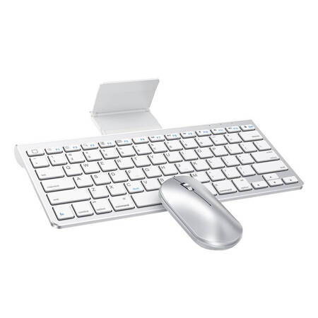 Omoton KB088+BM001 Ασύρματο Bluetooth Σετ Πληκτρολόγιο & Ποντίκι για Tablet Αγγλικό US Λευκό