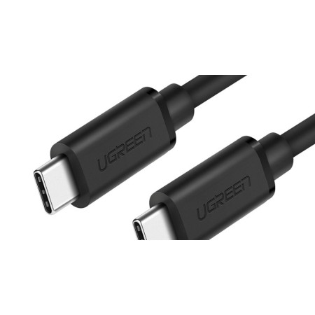 Ugreen US286 USB 2.0 Cable USB-C male - USB-C 60W Μαύρο 0.5m (50996)