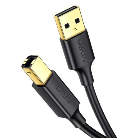 Ugreen printer cable USB-A - USB-B 480Mb/s 5m black (US135) 10352