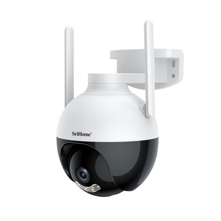 Sricam SH045 IP Κάμερα Παρακολούθησης Wi-Fi 1080p Full HD Αδιάβροχη με Αμφίδρομη Επικοινωνία white