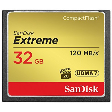 SanDisk 32GB Extreme CompactFlash Card UDMA7 (SDCFXSB-032G-G46)