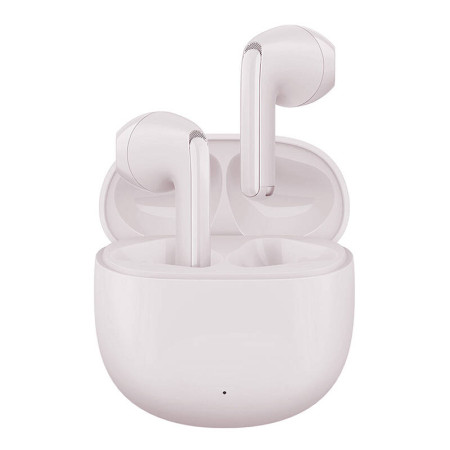 Joyroom JR-FB1 Earbud Bluetooth Handsfree Ακουστικά με Θήκη Φόρτισης Ροζ