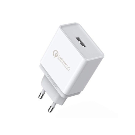 Ugreen Φορτιστής Χωρίς Καλώδιο με Θύρα USB-A 18W Quick Charge 3.0 Λευκό (10133)