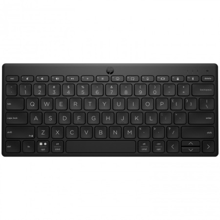 HP 350 Ασύρματο Bluetooth Πληκτρολόγιο Αγγλικό US Black