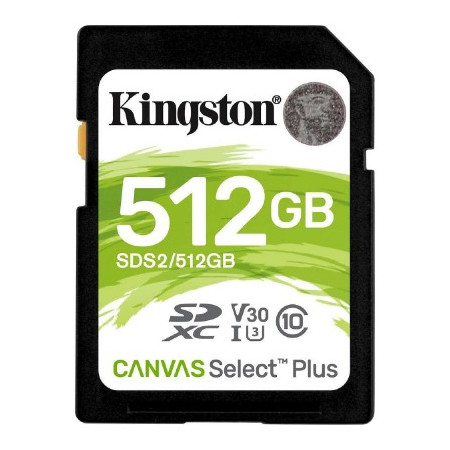 Kingston 512GB SDXC Card - Class 10 UHS-I SDS2/512GB