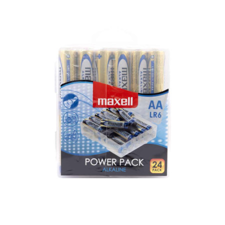 MAXELL Αλκαλική Μπαταρία LR6/AA 1.5V Pack 24 τεμάχια