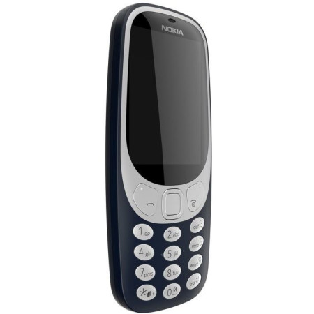 Nokia 3310 2017 Single SIM (16MB) Κινητό με Κουμπιά Dark Blue (Ελληνικό Μενού) 