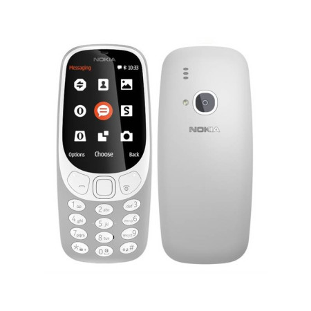 Nokia 3310 2017 Dual SIM (16MB) Κινητό με Κουμπιά (Ελληνικό Μενού) Γκρι