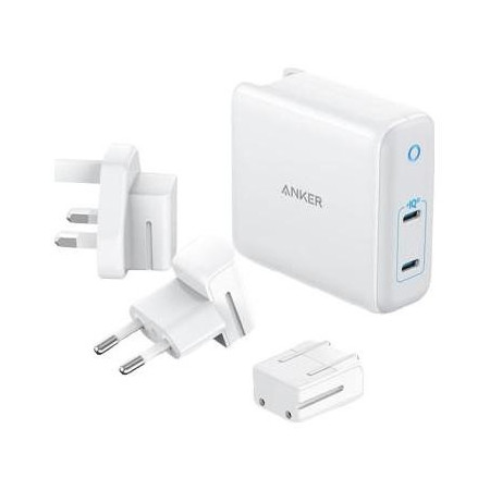 Anker Φορτιστής PowerPort III 2x USB-C 60W & Adapters (A2629H21)