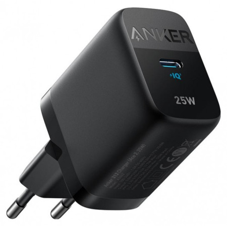 Anker Φορτιστής Χωρίς Καλώδιο με Θύρα USB-C 25W Power Delivery Μαύρος (312)