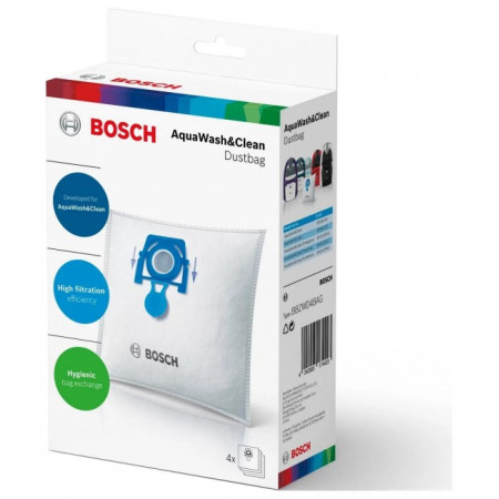 Bosch BBZWD4BAG Σακούλες Σκούπας 4τμχ Συμβατή με Σκούπα Bosch