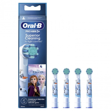 Oral BEB10S  Kids 3+ Ηλεκτρική οδοντόβουρτσα για παιδιά 4τεμ