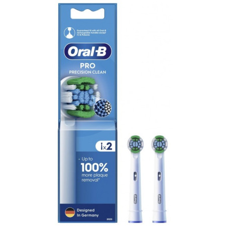 Oral-B Precision Clean Ανταλλακτικές Κεφαλές για Ηλεκτρική Οδοντόβουρτσα EB20RX-2 1τμχ