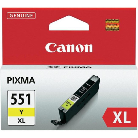 Canon Μελάνι Inkjet CLI-551YXL Yellow (6446B001) 