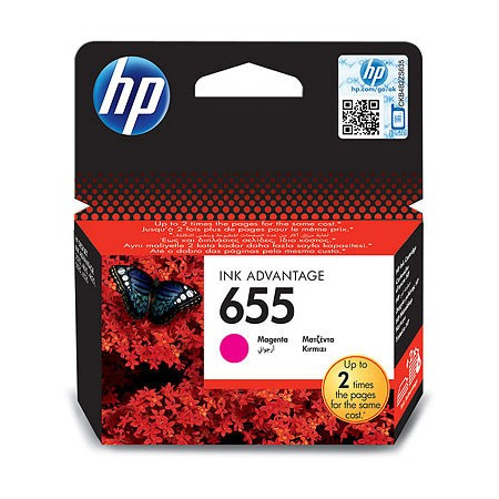 HP 655 Μελάνι Εκτυπωτή InkJet Ματζέντα (CZ111AE)