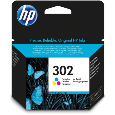 HP 302 Μελάνι Εκτυπωτή InkJet Πολλαπλό (Color) (F6U65AE)