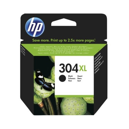 HP 304XL Γνήσιο Μελάνι Εκτυπωτή InkJet Μαύρο (N9K08AE)