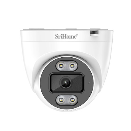 Sricam SH030-POE IP Κάμερα Παρακολούθησης Wi-Fi 4MP Full HD+ Αδιάβροχη με Αμφίδρομη Επικοινωνία και Φακό 3.6mm white