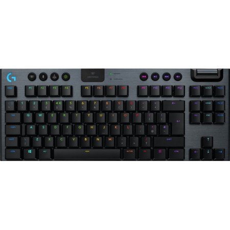 Logitech G915 TKL Tenkeyless LIGHTSPEED Wireless RGB Mechanical Gaming Keyboard - CARBON - US International 920-009520