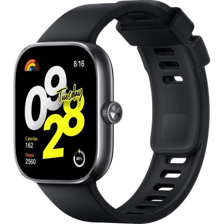 Xiaomi Redmi Watch 4 Aluminium Αδιάβροχο με Παλμογράφο (Μαύρο)