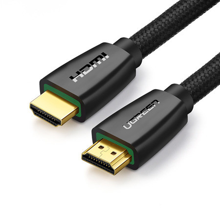 Ugreen HDMI 2.0 Braided Cable HDMI male - HDMI male 1.5m Μαύρο (40409)