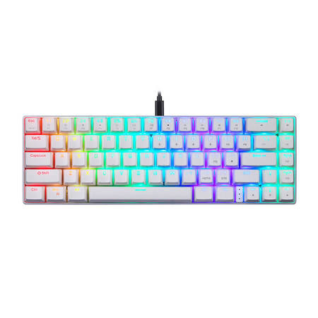 Motospeed Mechanical gaming keyboard Motospeed CK67 RGB (white)-WhiteRed US