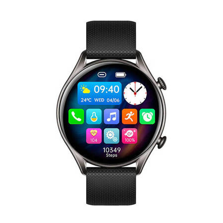 Colmi i20 45mm Smartwatch με Παλμογράφο (Μαύρο)