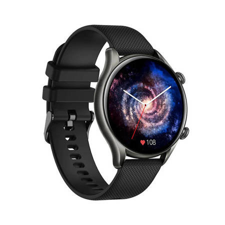 Colmi i20 45mm Smartwatch με Παλμογράφο (Μαύρο)