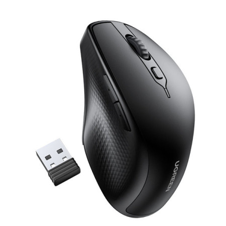 Mouse Wireless 2.4 GHz & Bluetooth UGREEN MU101 Black 90395