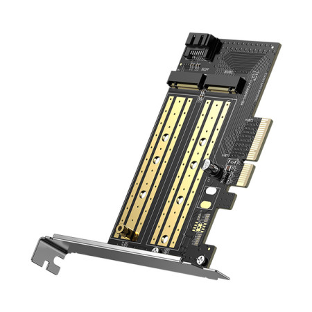Ugreen PCIe 3.0 x4 to M.2 M-Key + M.2 B-Key Adapter (70504)