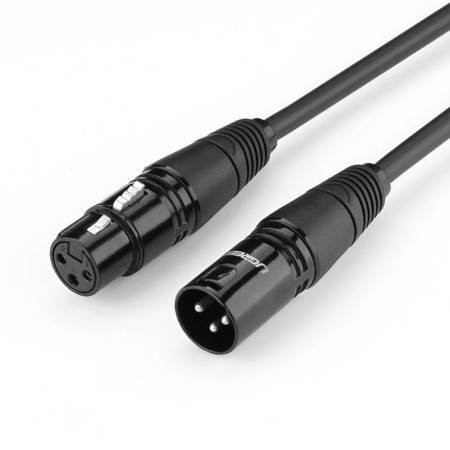 Ugreen Καλώδιο XLR Female to XLR Male AV130 Cable 3m - Μαύρο 20711