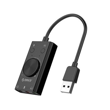 Orico  Εξωτερική USB Κάρτα Ήχου 2.0 SC2-BK-EP