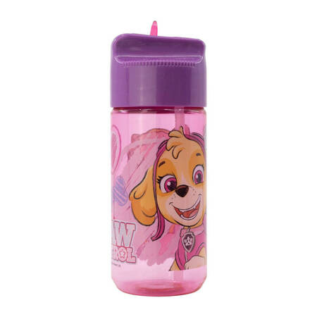 STOR Παγούρι με Καλαμάκι 74536 Paw Patrol Skye 430ml (Ροζ/Μοβ)