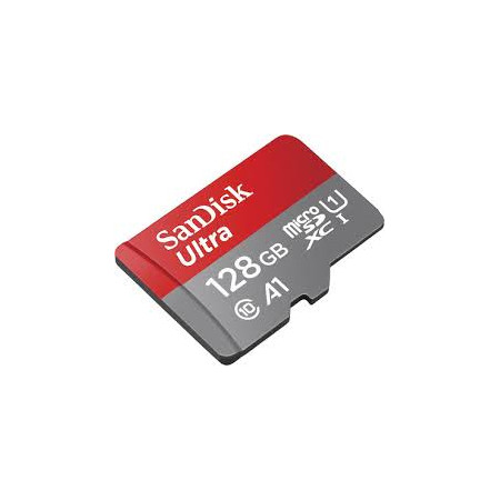 Κάρτα μνήμης Sandisk microSDXC (SDSQUAB-128G-GN6IA) με αντάπτορα, Class 10 U1 A1 UHS-I - 128GB 