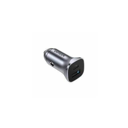 Car Charger UGREEN CD130 24W PD+USB QC3.0 Silver 30780