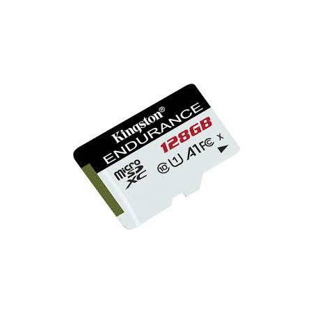 Kingston High Endurance 128 GB microSDXC white / black, UHS-I (U1), Class 10, A1 (SDCE/128GB)