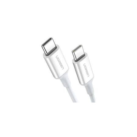 Ugreen US264 USB 2.0 Cable USB-C male - USB-C male Λευκό 2m (60520)