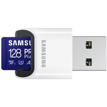 Samsung Pro Plus (2023) microSDXC 256GB Class 10 U3 V30 A2 UHS-I με USB Reader MB-MD256SB/WW