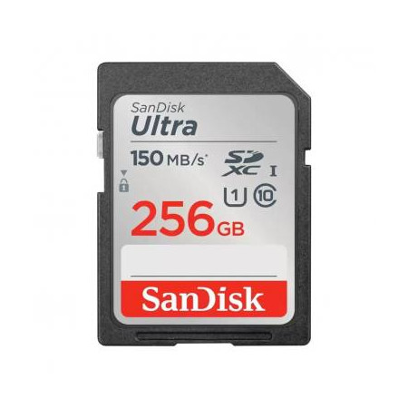 Κάρτα Μνήμης Sandisk Ultra SDXC Uhs-I 256GB (SDSDUNC-256G-GN6IN)