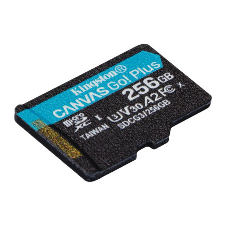 Kingston Canvas Go! Plus MicroSDXC 256GB UHS-I U3 Class 10 SDCG3/256GBSP