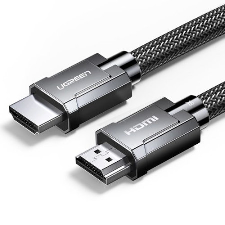 Ugreen HDMI 2.1 cable 8K 60 Hz / 4K 120 Hz 3D 48 Gbps HDR VRR QMS ALLM eARC QFT 2 m gray (HD135 70321)