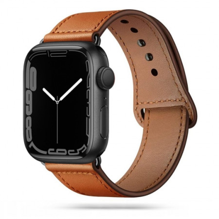 Tech-Protect Λουράκι Apple Watch Leatherfit 4 / 5 / 6 / 7 / 8 / Se / Ultra (42 / 44 / 45 / 49 MM) Brown