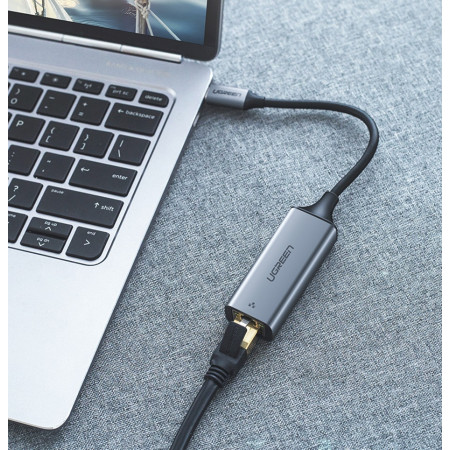 Ugreen 50737 USB-C Αντάπτορας Δικτύου για Ενσύρματη σύνδεση Gigabit Ethernet