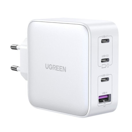 Fast charger GaN 3xUSB C / USB 100W PPS Ugreen CD226 - white (15337)