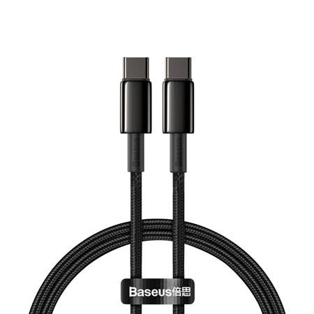 Baseus Tungsten Gold Cable Type-C to Type-C 100W 2m CATWJ-A01 (black)