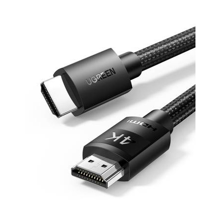 Ugreen HD119 HDMI 2.0 Braided Cable HDMI male - HDMI male 5m Μαύρο (40103)
