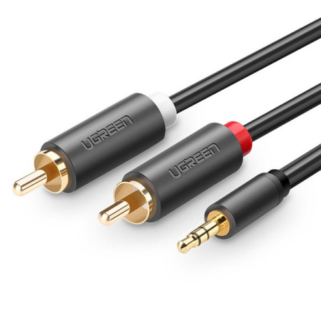 Ugreen cable audio cable 3.5 mm mini jack (male) - 2RCA (male) 1.5 m (AV102) 10511