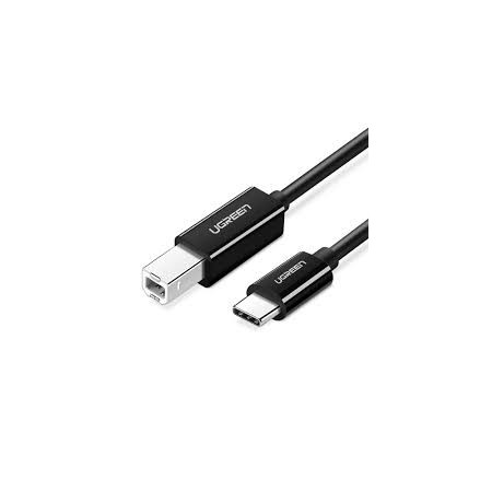 Ugreen Printer Scanner Cable USB-C male - USB-B male Μαύρο 2m (50446)